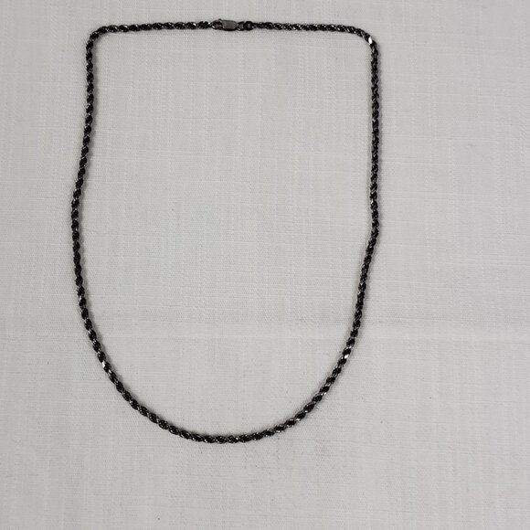 Rope Chain. Sterling Silver Necklace. 6mm Thick. 16,18,20,22  Vintage Sterling Silver 925 Rope Chain Necklace Lobster Claw Clasp 20\'